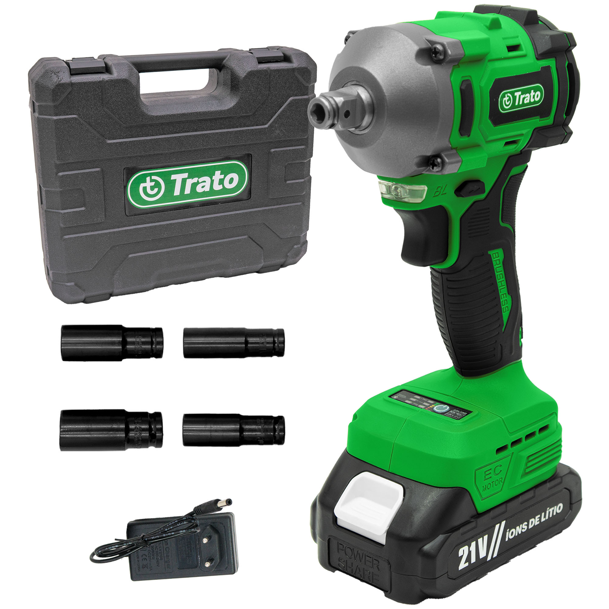 Chave de Impacto a Bateria TCH21 – Trato